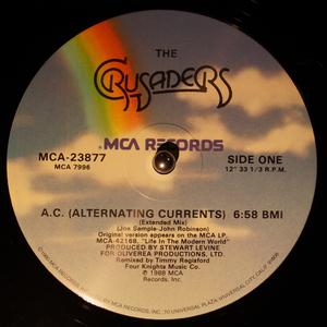 Front Cover Single Crusaders - A.C. (alternating Currents)