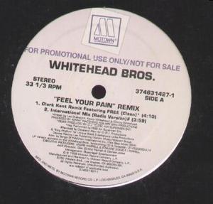 Front Cover Single Whitehead Bros. - Feel Your Pain