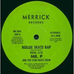 Front Cover Single Mr. P And The Star Skate Crew - Roller Skate Rap