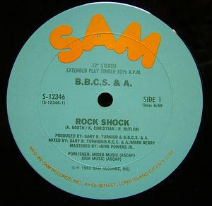 Front Cover Single B.b.c.s. & A. - Rock Shock