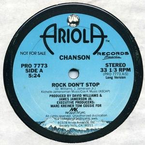 Front Cover Single Chanson - Rock Don't Stop