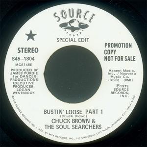Front Cover Single Chuck Brown And The Soul Searchers - Bustin' Loose - Special Edit