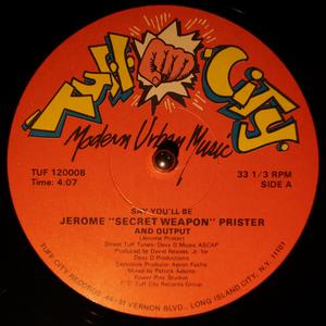 Front Cover Single Jerome Prister - Say You'll Be