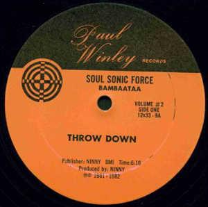 Front Cover Single Soul Sonic Force - Throw Down Part 1