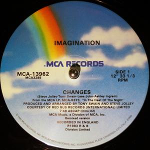 Front Cover Single Imagination - Changes