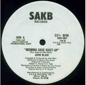 Front Cover Single John Blair - Momma Said Shut-Up