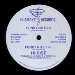 Front Cover Single Hi-rise - Funky Nite