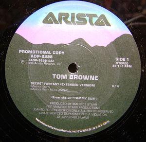 Front Cover Single Tom Browne - Secret Fantasy