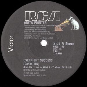 Front Cover Single Anita Pointer - Overnight Success