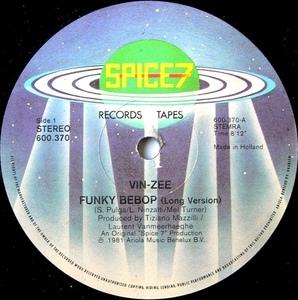 Front Cover Single Vin-zee - Funky Bebop