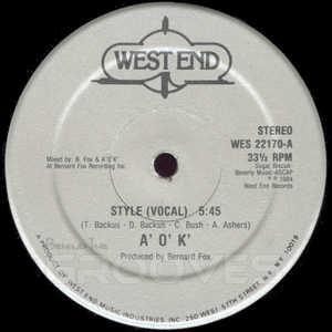 Front Cover Single A.o.k. - Style