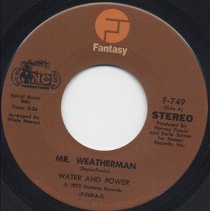 Front Cover Single Water And Power - Mr. Weatherman