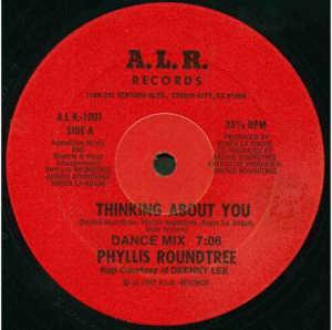 Front Cover Single Phyllis Roundtree - Thinking About You