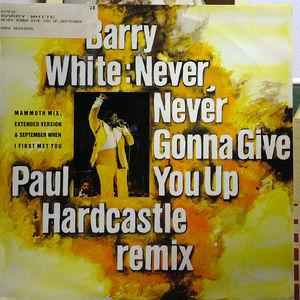 Front Cover Single Barry White - Never Gonna Give You Up (Paul Hardcastle Remix)