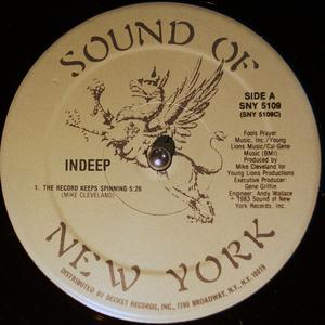 Front Cover Single Indeep - The Record Keeps Spinning