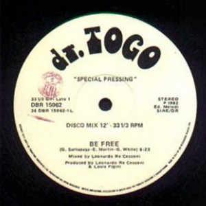 Front Cover Single Dr. Togo - Be Free