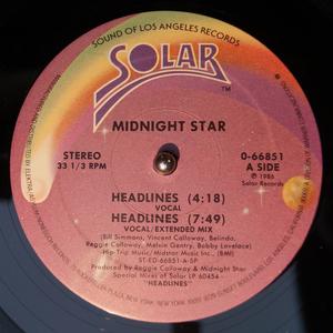 Front Cover Single Midnight Star - Headlines