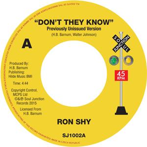 Front Cover Single Ron Shy - Don’t They Know