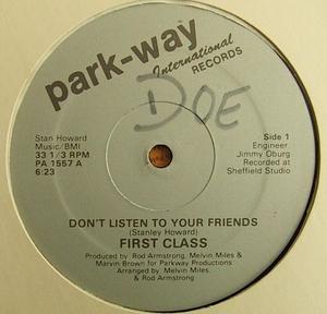 Front Cover Single First Class - Don't Listen To Your Friends