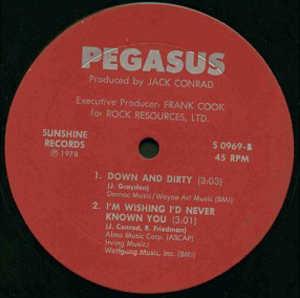 Front Cover Single Pegasus - Fly