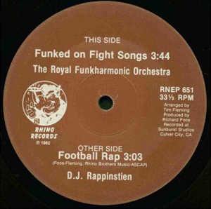 Front Cover Single The Royal Funkharmonic Orchestra - Football Rap
