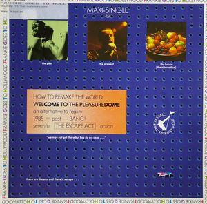 Front Cover Single Frankie Goes To Hollywood - Welcome To The Pleasuredome