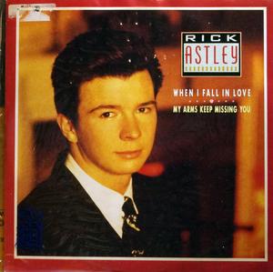 Front Cover Single Rick Astley - When I Fall In Love