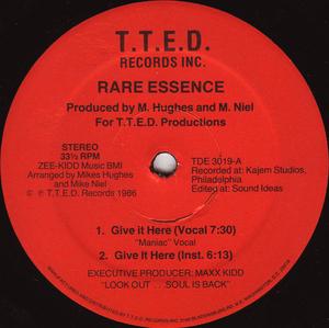Front Cover Single Rare Essence - Give It Here
