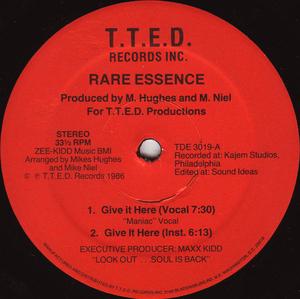 Front Cover Single Rare Essence - Give It Here