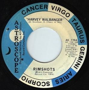 Front Cover Single The Rimshots - Harvey Walbanger