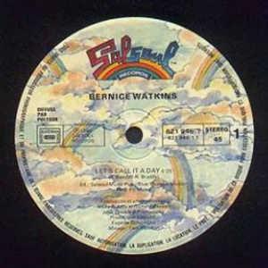 Front Cover Single Bernice Watkins - Let's Call It A Day