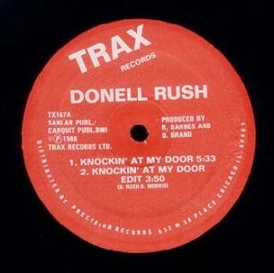Front Cover Single Donell Rush - Knockin' At My Door