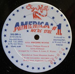 Front Cover Single Philippe Wynne - America We're Still #1