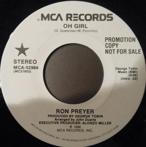 Front Cover Single Ron Preyer - Oh Girl