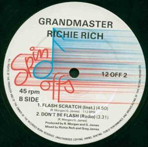 Front Cover Single Grandmaster Richie Rich - Don't Be Flash!