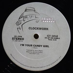 Front Cover Single Clockwork - I'm Your Candy Girl
