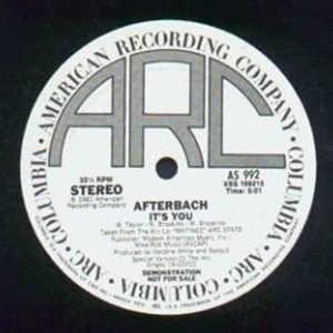 Front Cover Single Afterbach - It's You
