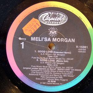 Front Cover Single Meli'sa Morgan - Good Love