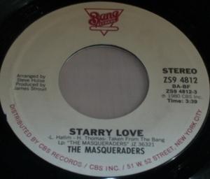 Front Cover Single The Masqueraders - Starry Love