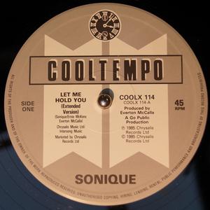 Front Cover Single Sonique - Let Me Hold You