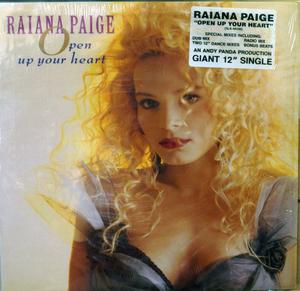 Front Cover Single Raiana Paige - Open Up Your Heart