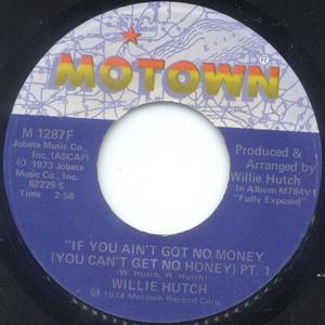 Front Cover Single Willie Hutch - If You Ain't Got No Money