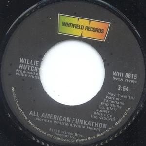 Front Cover Single Willie Hutch - All American Funkathon