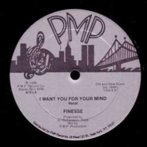 Front Cover Single Finesse - I Want You For My Mind