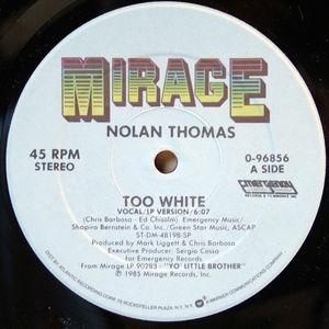 Front Cover Single Nolan Thomas - Too White