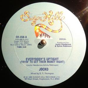 Front Cover Single Jocko - Everybody's Uptight (Tryin' To Get Their Money Right)