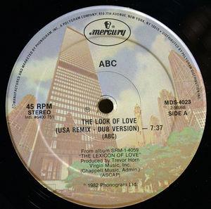 Front Cover Single Abc - The Look Of Love (Usa Remix)