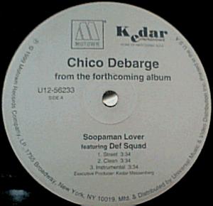 Front Cover Single Chico Debarge - Soopaman Lover