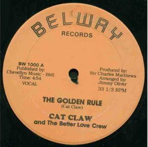 Front Cover Single Cat Claw - The Golden Rule