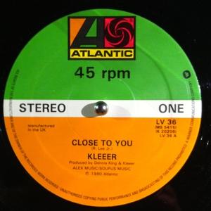Front Cover Single Kleeer - Close To You